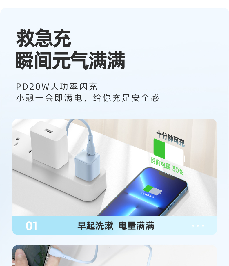 罗马仕快充头