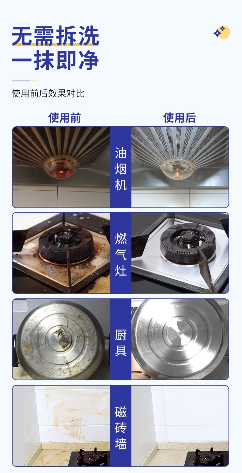 老管家油烟机清洗剂