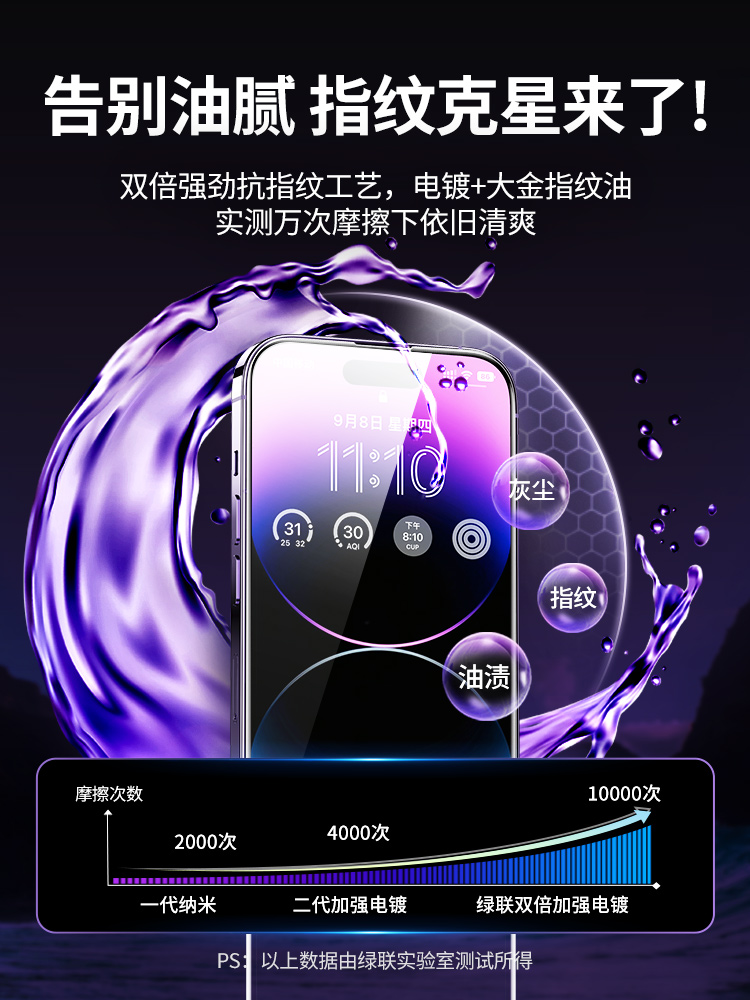 绿联钢化膜