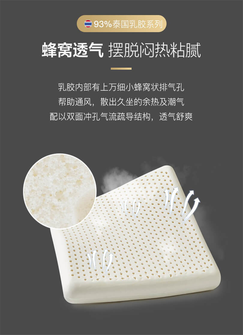 网易严选立体支撑乳胶坐垫