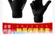 触屏保暖手套9.8元包邮